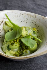 Skrei Limetten Tatar mit Guacamole