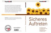 Buch &bdquo;Sicheres Auftreten&ldquo;
